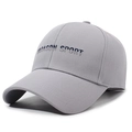 Casquette de baseball grise avec broderie NARASON SPORT et texture tricotée respirante - Réglable / Gris clair