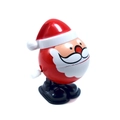 Wind-up Santa Claus toy with a red finish and white beard for Christmas fun - Jumping Santa with Red Hat