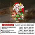 Christmas static window sticker set with Santa and reindeer designs in multiple sizes - Pattern P-SD375 / Small (30x40cm)
