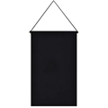 Banner in tela nera nordica per collezione di spille e display a parete per badge - S / Nero