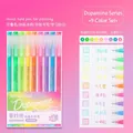 Set of 9 colorful dopamine-style journaling gel pens for drawing and highlighting - Dopamine 9-Color Set