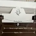 Silver heart pendant necklace with clear zircon on a Fashion Jewelry display card - 9*18 Lady Head Profile Card (approx. 100pcs)