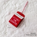 Mini red metal Santa mailbox ornament for Christmas tree decor, openable design - Red Mailbox / 29g