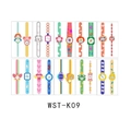 Waterproof cartoon watch temporary tattoos for kids featuring 20 colorful cute designs - Watch Theme (K09)