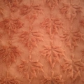 Plush orange pillow cover with 3D leaf texture on soft premium fabric for sofa decoration - 18x18 Inch / Caramel Maple Leaf