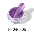 Holographic purple nail glitter powder F-046-05 for DIY manicure art decoration - F-046-05 Laser Mirror Powder Purple