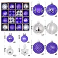 New 44Pcs Box (Purple Silver)