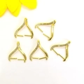 Ciondoli a triangolo in oro 14K con zirconi per collane di perle e gioielli - Oro 18K