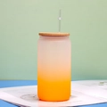 Single-layer Gradient Orange 16oz / Press Sku