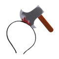 Funny Halloween headband with grey axe design for festive costume party accessory - Axe Headband