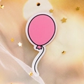Cute pink balloon acrylic pin badge accessory for bags and clothing decoration - 15 Hydrogen Balloon