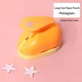 Yellow large star shape paper puncher for kids DIY crafts with 2.5cm output size - Large Star