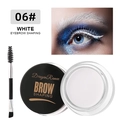 Set cera modellante per sopracciglia tonalità 06 bianco con pennello a doppia punta - No.6 Bianco