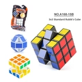 Educational 3x3 speed cube set with snake puzzle and stand in retail packaging - 3x3 Magic Cube And Mini Cube And Magic Ruler (A168-15B)