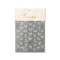 Pegatinas 3D para uñas con mariposas y brillo de concha estilo MS483 de Tomoni - Mariposa Holográfica Brillo de Concha (MS483)