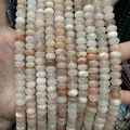 Strands of 5x8mm sunstone beads with smooth oily luster for DIY jewelry making - Light Pink Aventurine / 5*8mm (approx. 73 pcs/strand)