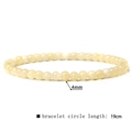 4mm/19cm Old Yellow Jade
