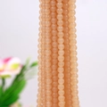 Champagne pink 8mm round glass beads strand for DIY jewelry making and bracelets - 18# Solid Champagne Jade Beads