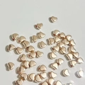 Perle a forma di cuore dorate per la creazione di gioielli fatti a mano fai-da-te - 6*7mm Confezione da 1000 / Oro rosa