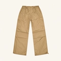 Pantaloni cargo stile paracadutista kaki a gamba larga con coulisse regolabile sport - S / Oro