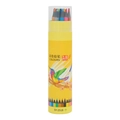Pack de 18 lápices de colores en un tubo cilíndrico amarillo con tapa clara - ☽☽hb☽☽ / .☽☽18 Colores (tubos De Papel) Versión China☽☽