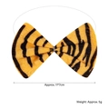 Halloween Tiger print bow tie accessory with elastic string for costume party cosplay - Regular Bowtie / Tiger Print