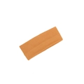 Elastic wide headband in mustard yellow fabric for sports, yoga, and fitness activities - Khaki