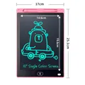 Tavoletta da scrittura LCD rosa da 10 pollici per bambini con schermo monocromatico - Schermo Monocromatico da 10 Pollici / Rosa