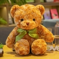 Bow Tie Bear - Brown Twisted Flower 30 Centimeters In Length