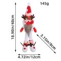 Christmas gnome plush with antlers and dimensions of 18.90 inches height and 145g weight - Red