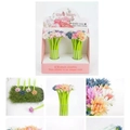 Creative 0.5mm daisy flower silicone ballpoint pens in a colorful 32pcs display box - Lotus Chrysanthemum-Black Ink