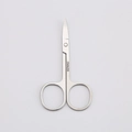 Thickened stainless steel beauty scissors in silver finish for facial grooming - Pointed Tip Beauty Scissors / Silver/Stainless Steel