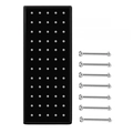 Box of 60 straight stainless steel nose studs with 1.8mm sparkling crystal accents - Straight Bar (1.8mm) / 60pcs/box / Silver Bar + White Zircon