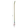 Rainbow stainless steel Yerba Mate straw spoon with filter, 30cm length for juices - 30cm-Rainbow Filtering Straw