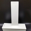 Vertikale Ansicht weißer Schmuckdisplay-Karten für Halsketten und Ohrringe - 6*20cm / Weiß