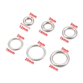Detailed size chart showing gold plated stainless steel O-rings in various diameters - 3x20mm / Steel
