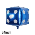 24 Inch Blue Dice