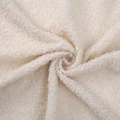 Close-up of off-white boucle fabric material for DIY Christmas gift wrapping - 1.5*0.5m / Off-white