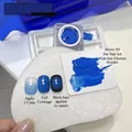 XEIJAYI French Blue nail art gel paint #06 for gradient effect and powder application - Dopamine Patting Gel No. 6