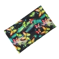 Elastic wide headband featuring vibrant butterfly print over a dark background for yoga - 5# Dark Butterfly Shadow