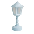 Miniature street lamp night light in light blue plastic finish for cozy room decoration - Street Light Style 02 / Blue