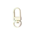 Rainbow gradient spring gate ring alloy key chain hook diy jewelry accessory - UV Beige