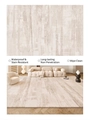 Alfombra crema moderna impermeable con textura abstracta para salón de lujo y cómodo - Melodía de Primavera