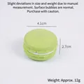 Grünes Langsam aufsteigendes Macaron Squishy Spielzeug, 4,1cm PU Schaum Dessert - Grasgrün