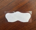 Bamboo charcoal blackhead removal nose strip in white variant on wood background - Butterfly Shape / 1 Piece / White