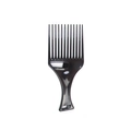 Classic black wide tooth Afro pick comb for professional men hair styling and volume - Hollow Pick Comb with Hanging Hole