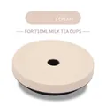710ml cream bubble tea cup lid with straw hole and matte finish stainless steel - Fits 710ML Cups / Milky Apricot