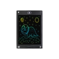 12-inch black LCD writing tablet with colorful dinosaur doodles and stylus pen - 8.5 Inch MKC Colorful Handwriting / Black