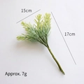 Artificial pine needles bundle for DIY Christmas wreaths and home decor 17cm - Christmas Antler Leaf