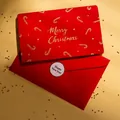 Style C - Gold Foil Bronzing Card, Envelope, Insert And Sticker